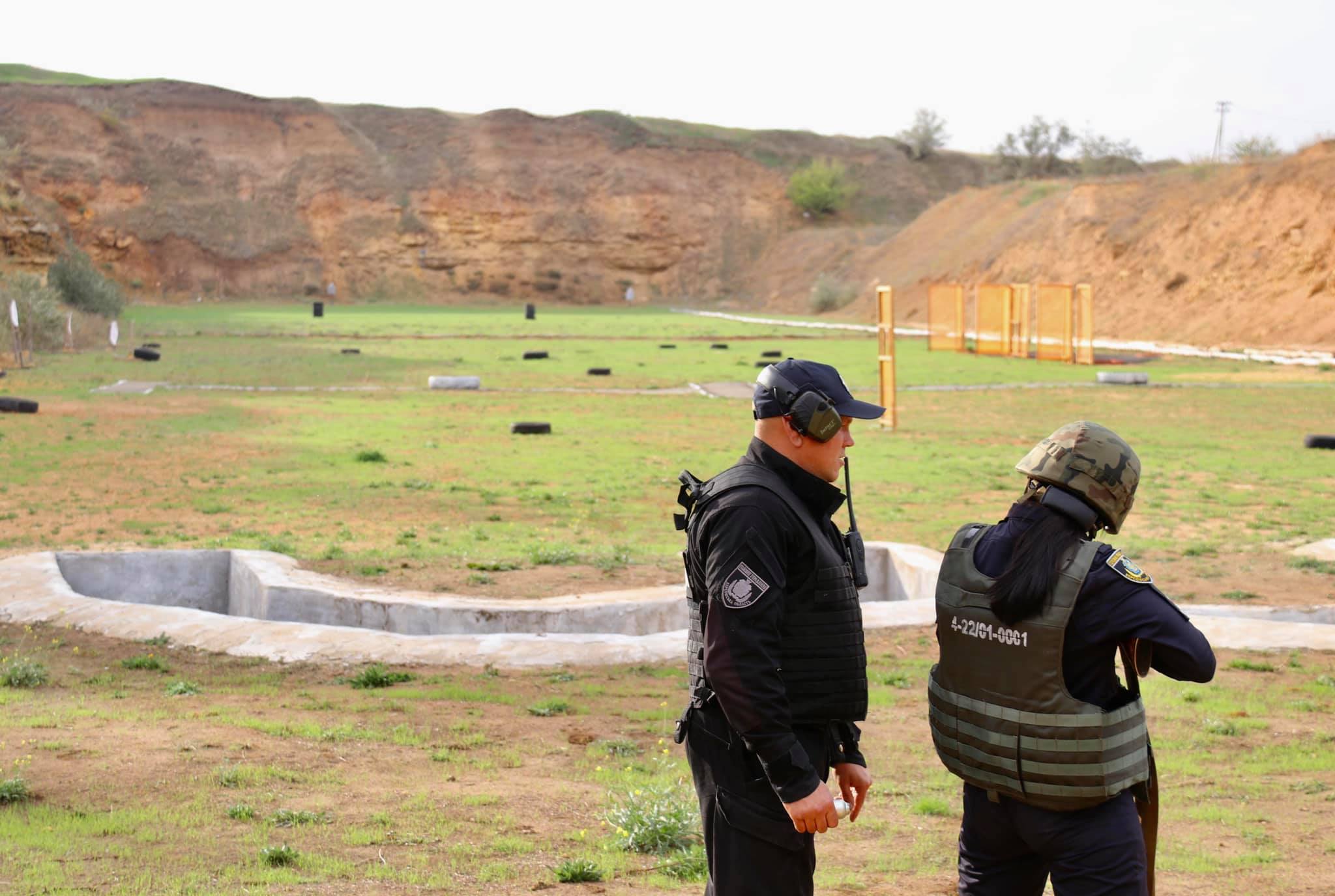 Руководители подразделений полиции Херсонщины провели 3-дневные учебные сборы на стрелковом полигоне