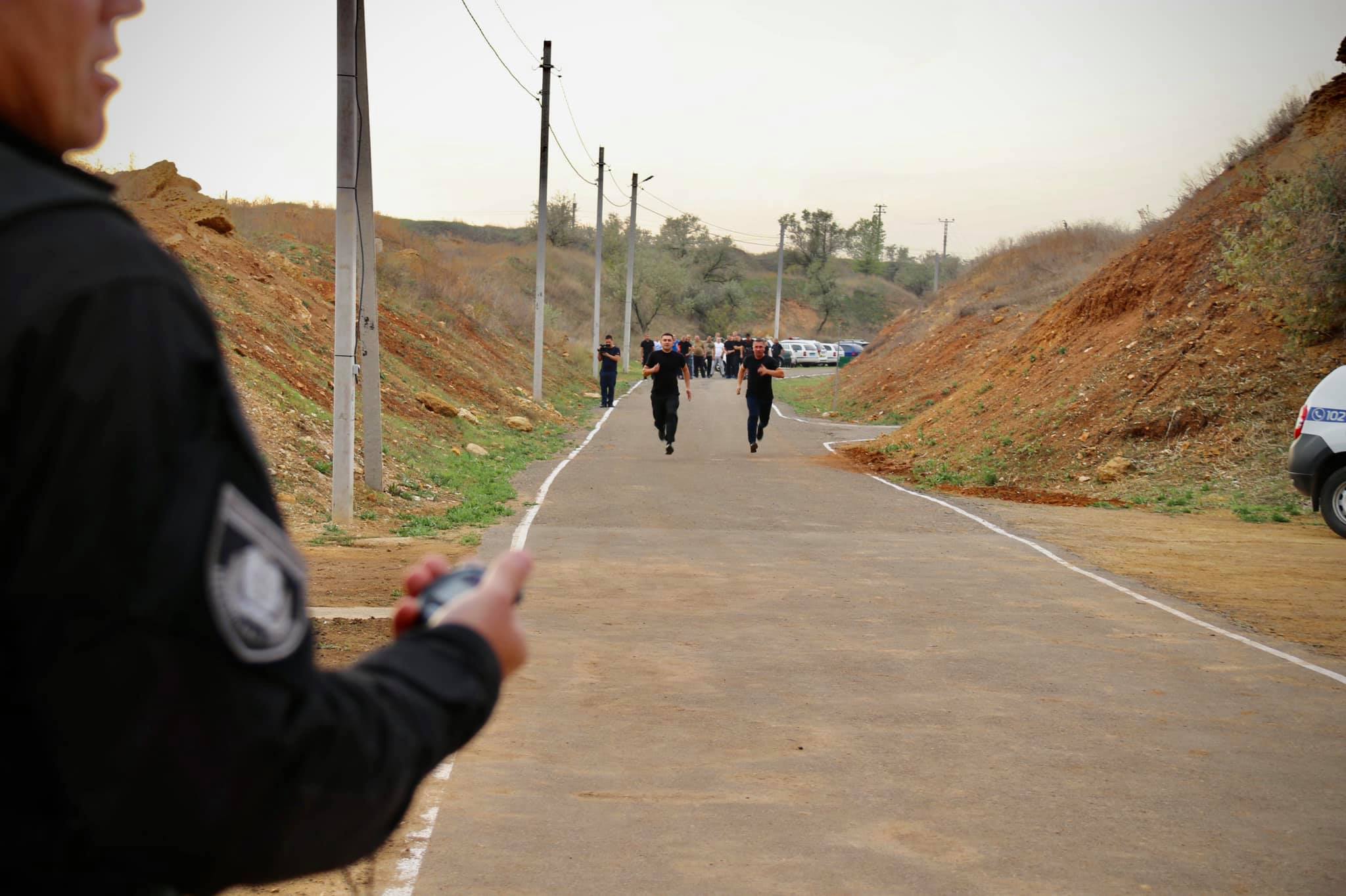 Руководители подразделений полиции Херсонщины провели 3-дневные учебные сборы на стрелковом полигоне