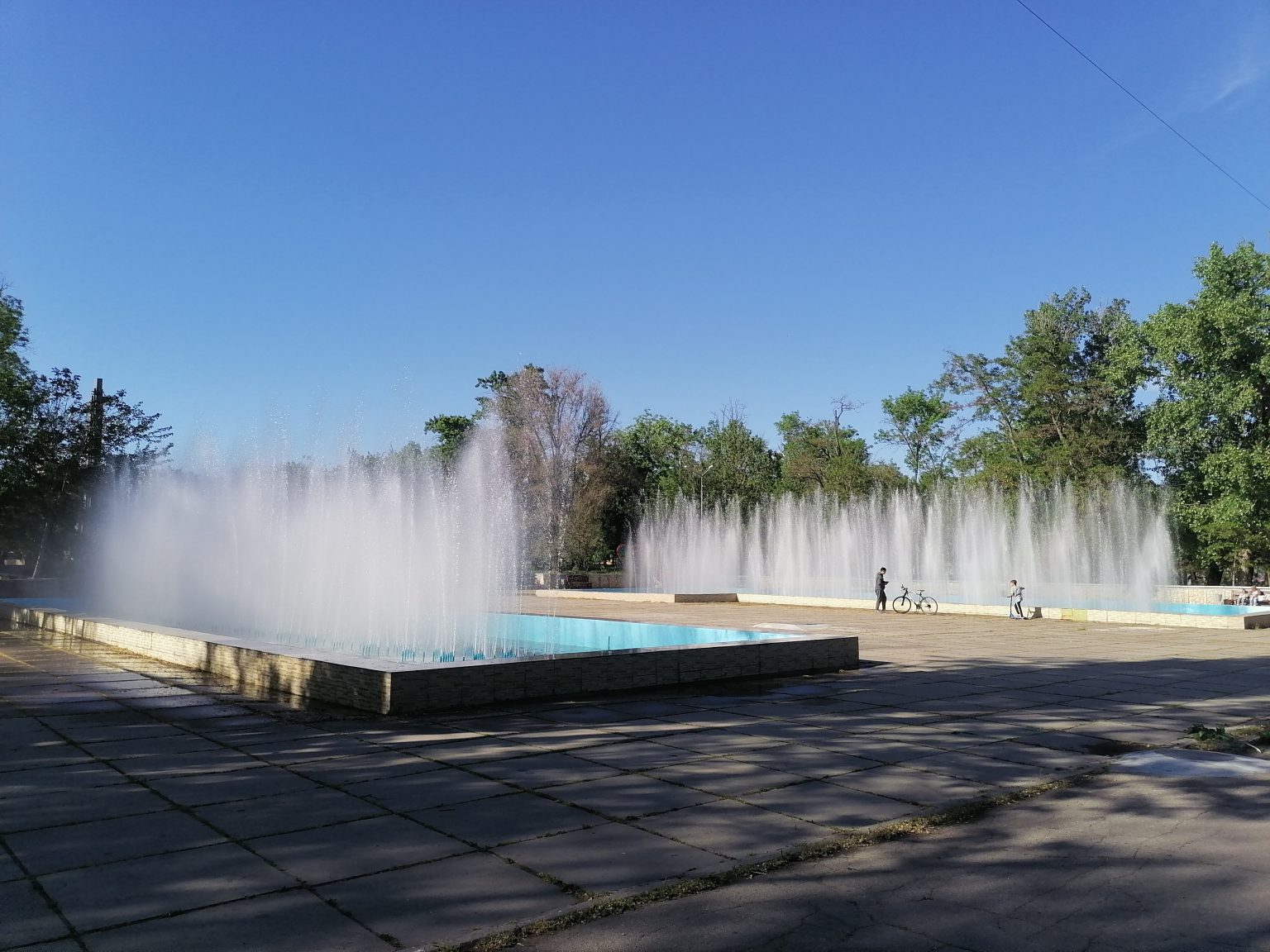 В Херсоне запустили фонтаны, которые будут работать 5 месяцев