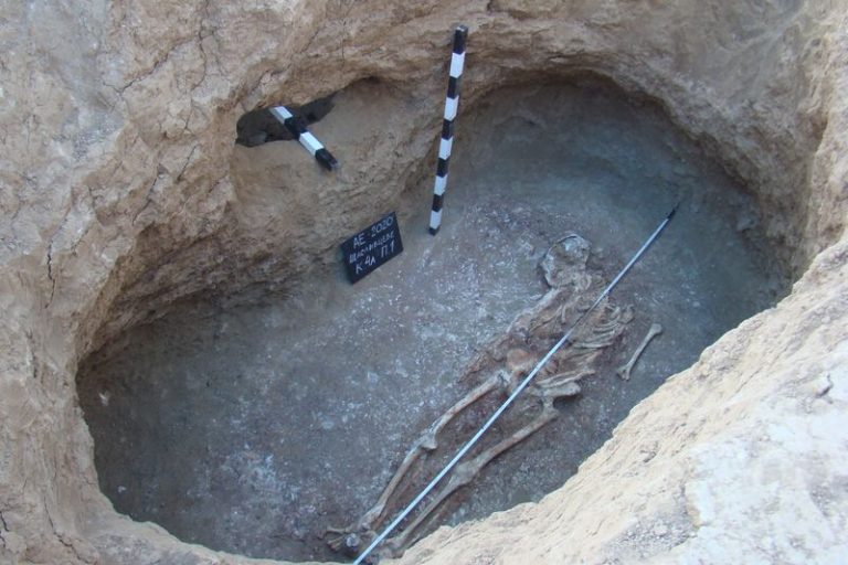 Обвал грунта помог обнаружить древнее захоронение на Арабатской стрелке в Херсонской области