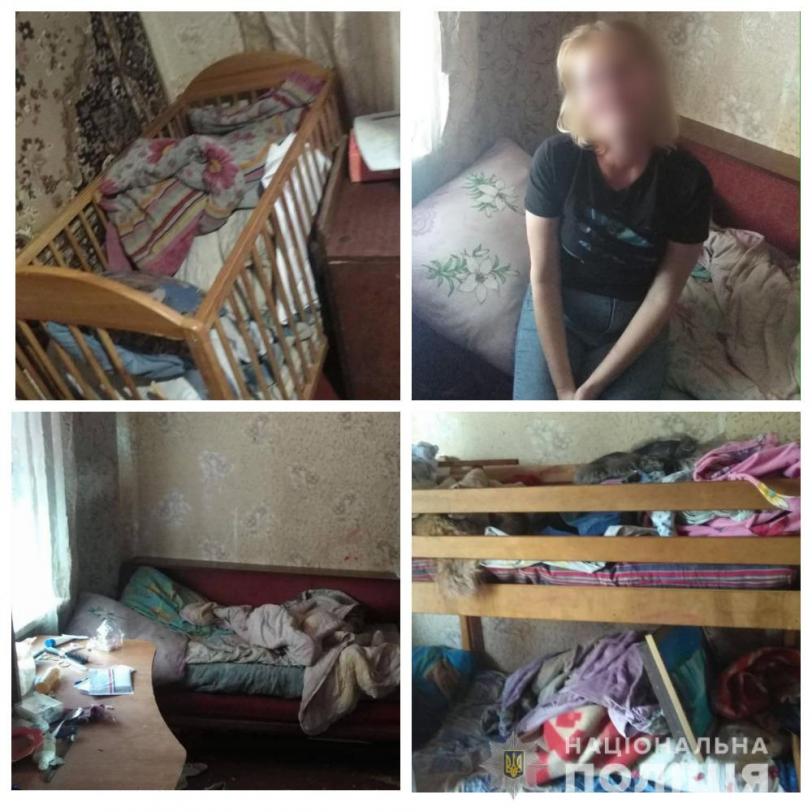 Семейный скандал в Херсоне: мать семерых детей напилась и бросалась на родственников