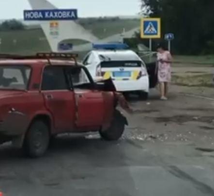 Под Новой Каховкой произошло серьезное ДТП: разбился легковой автомобиль