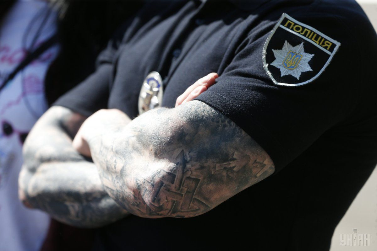 Татуированные сотрудники полиции