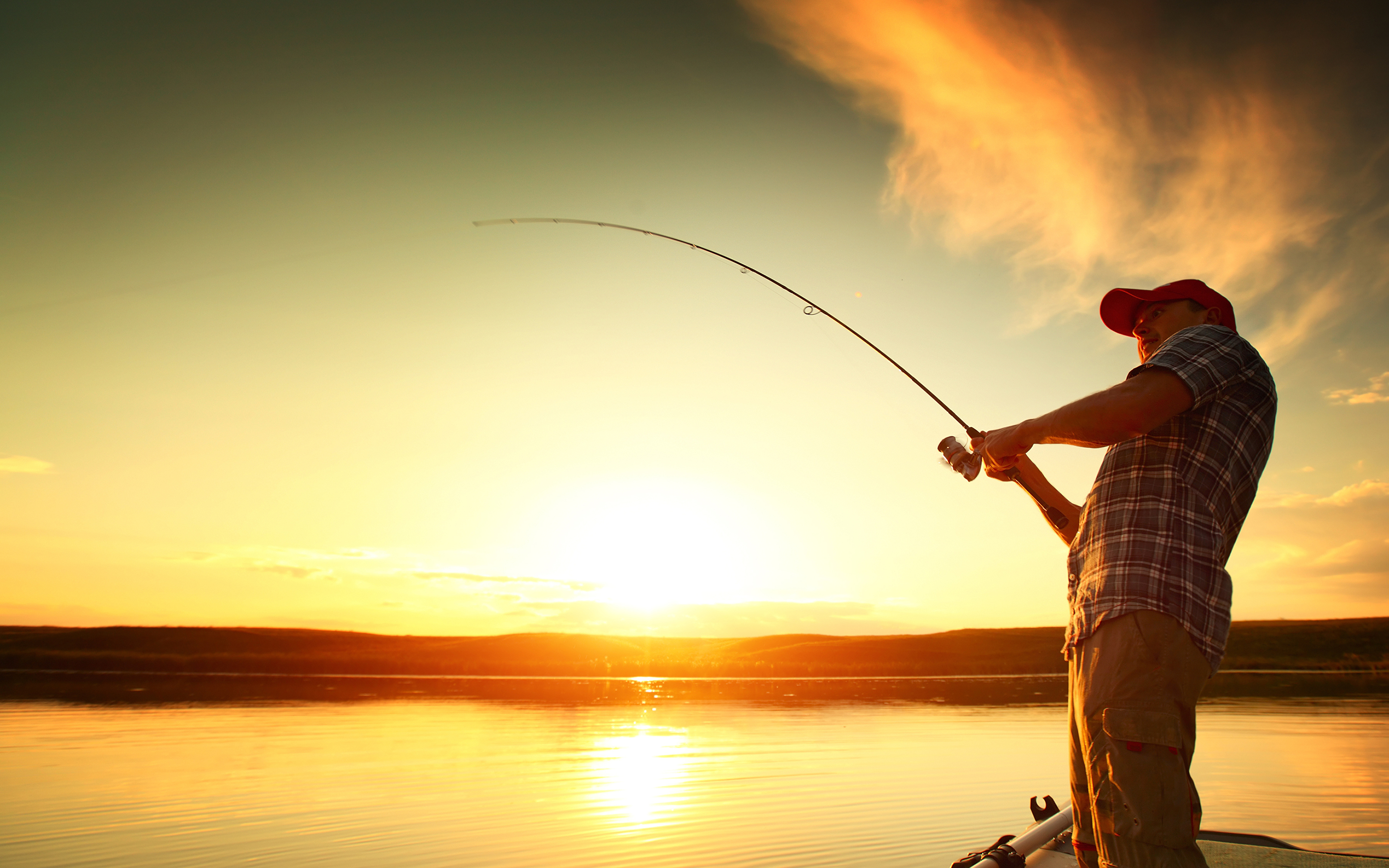 Fisherman fishing