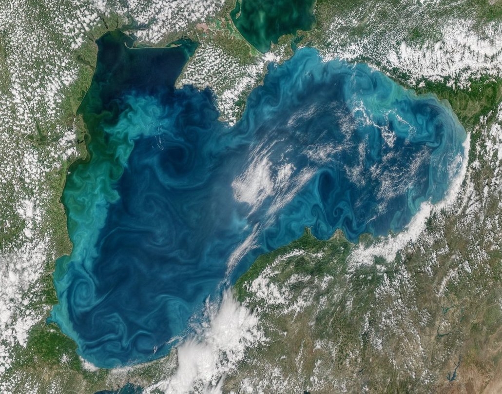 Черное море стало бирюзовым