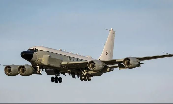 Над Херсонщиной пролетал  британский самолет-разведчик Boeing RC-135W Rivet Joint