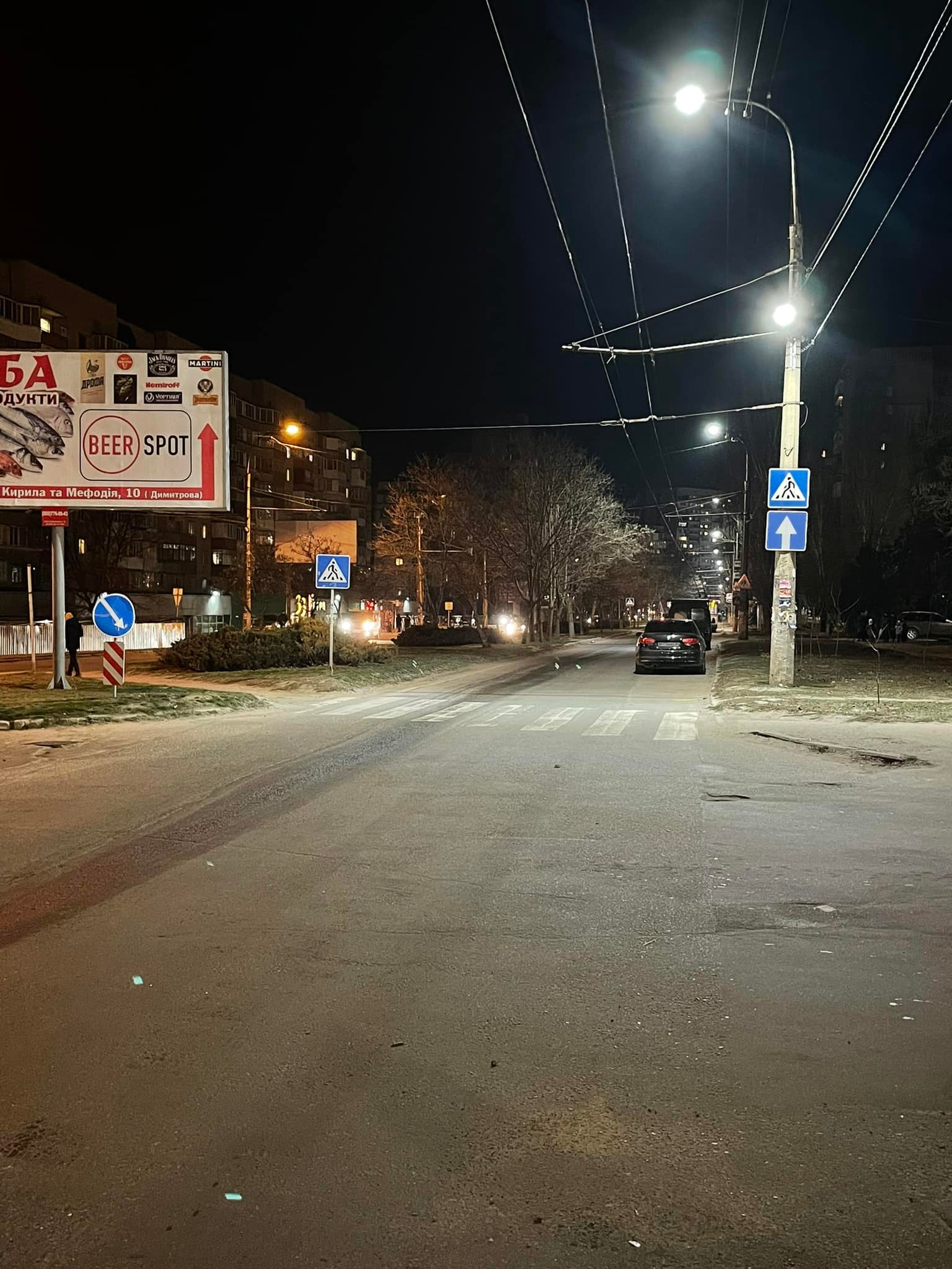 В пригороде Херсона “подсветили” пешеходные переходы — депутат горсовета Андрей Сидоренко