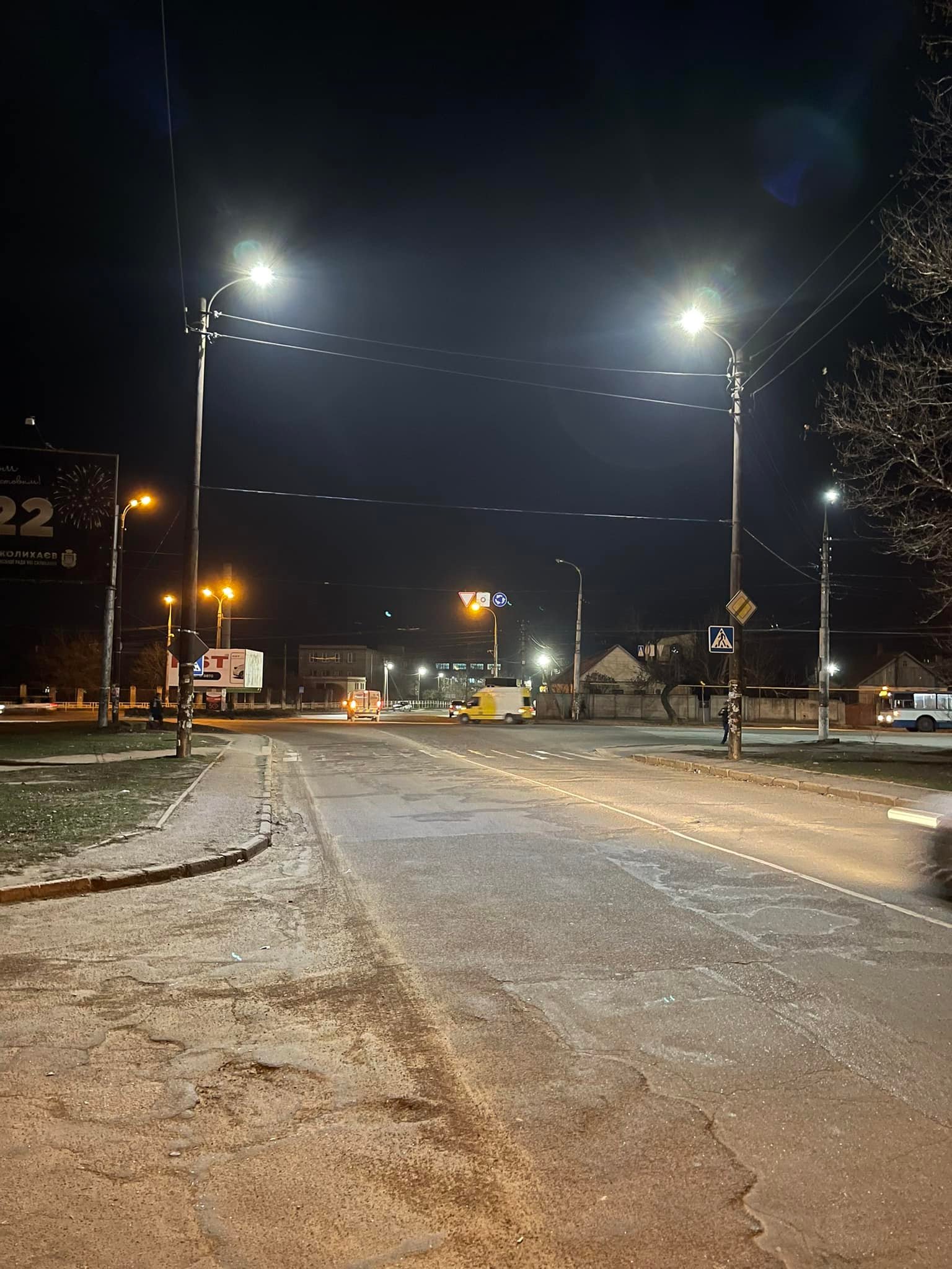 В пригороде Херсона “подсветили” пешеходные переходы — депутат горсовета Андрей Сидоренко