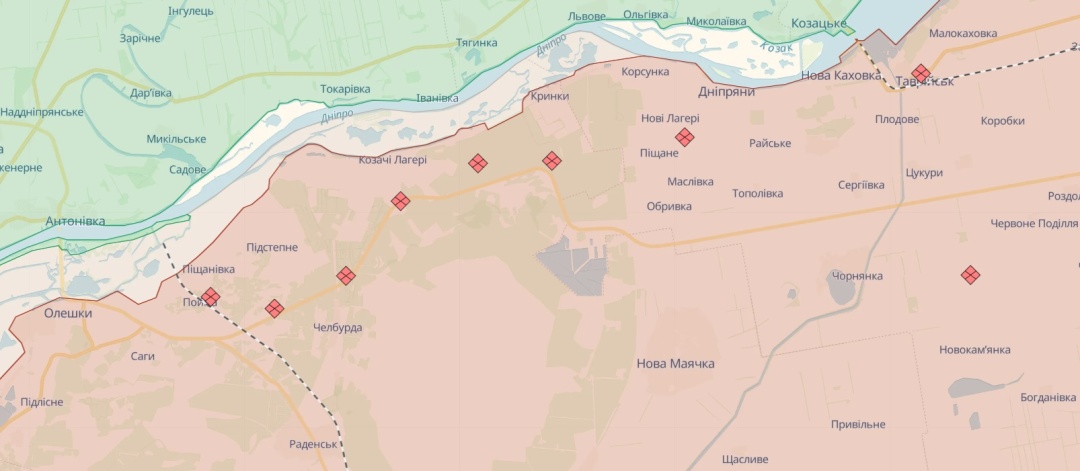 ЗСУ підминають під себе лівий берег Дніпра, продовжуючи розширювати плацдарми