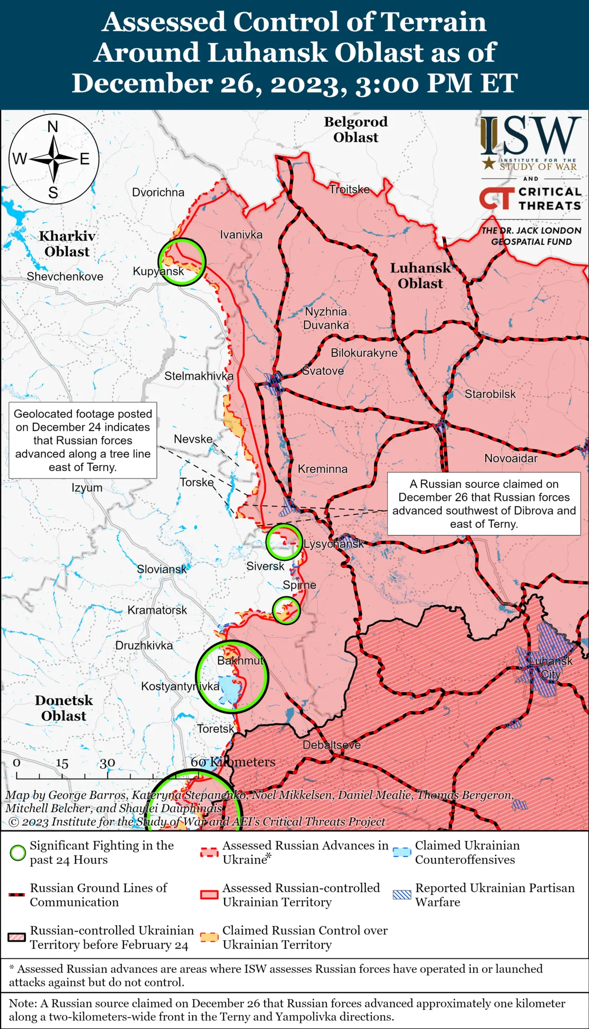 Бої на Харківщині та Луганщині